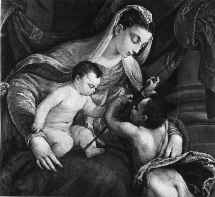 Francesco Bassano-170-Madonna con Bambino e San Giovannino